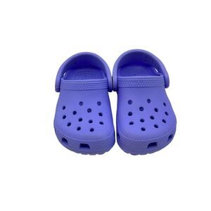 Crocs Classic Clog Toddler Purple Slip-On Casual Shoes Toddler Size 5